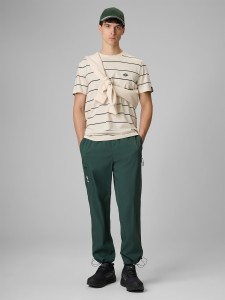 4F Spodnie casual joggery męskie - zielone L