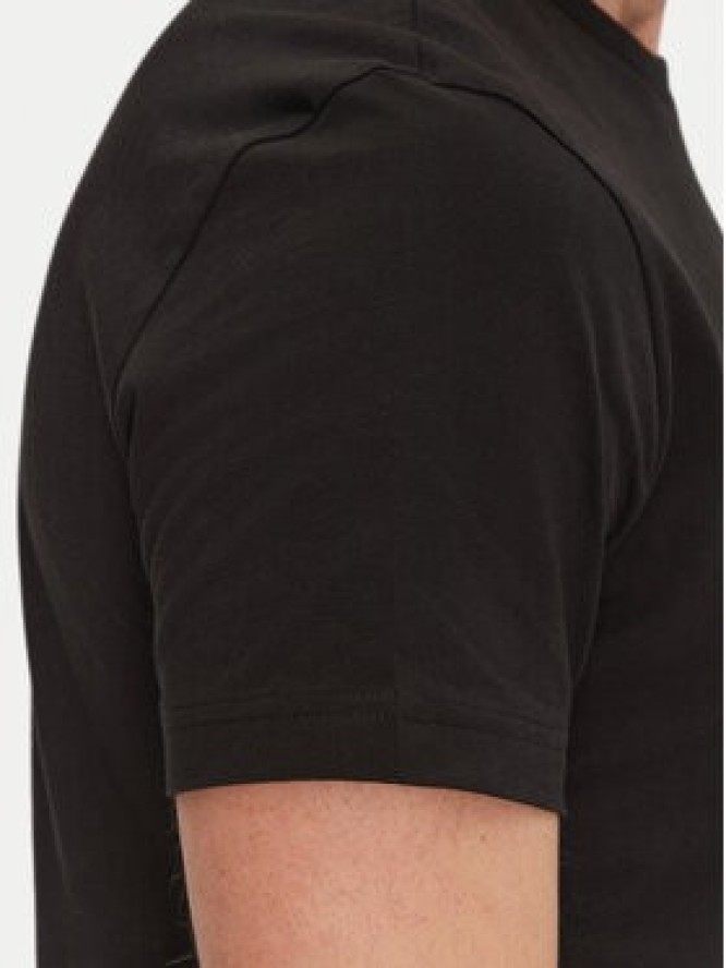 Calvin Klein T-Shirt Editorial Logo K10K114172 Czarny Regular Fit