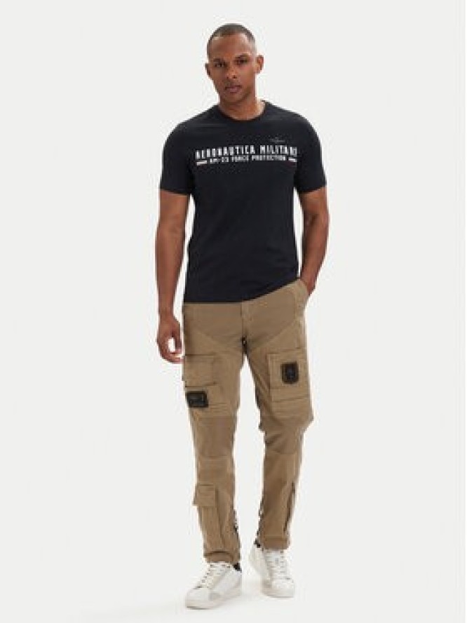 Aeronautica Militare T-Shirt 261TS1942UJ00538 Granatowy Regular Fit