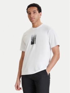 Jack & Jones T-Shirt Fusion 12289870 Biały Relaxed Fit