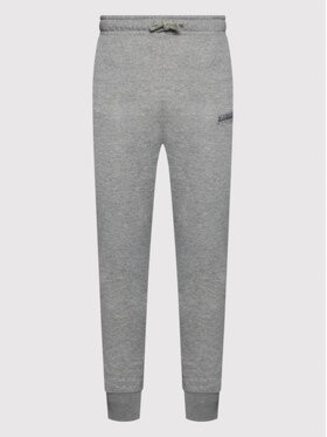Napapijri Spodnie dresowe M-Box 1 NP0A4GBL Szary Regular Fit