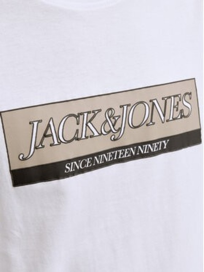 Jack & Jones T-Shirt Rinwood 12283628 Biały Regular Fit