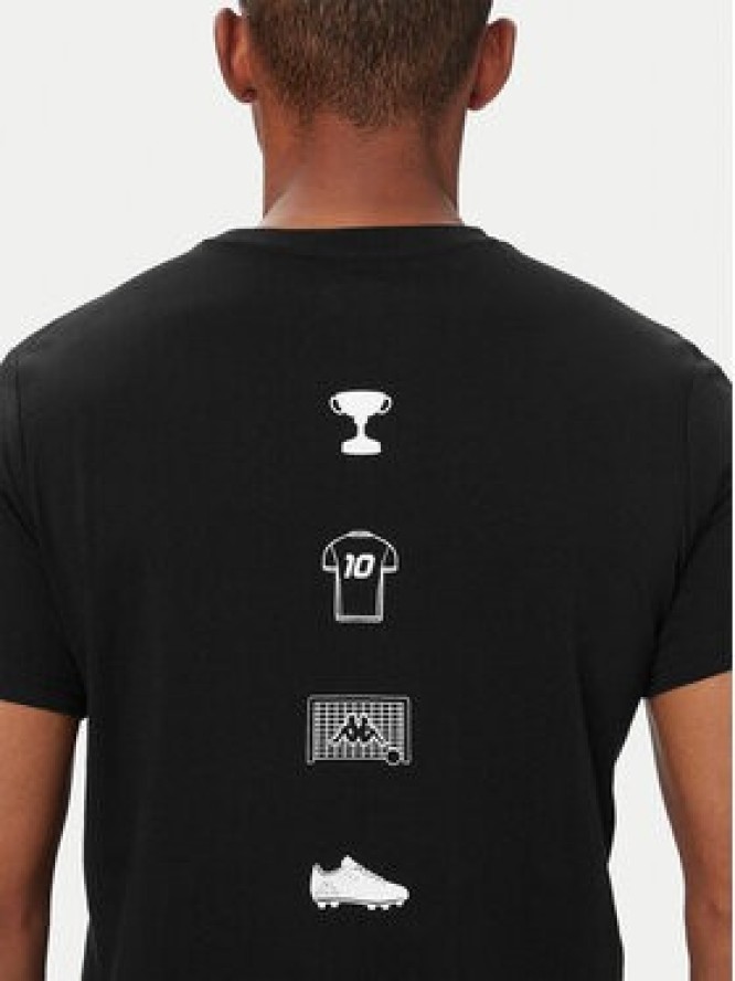 Kappa T-Shirt 322P14W Czarny Regular Fit