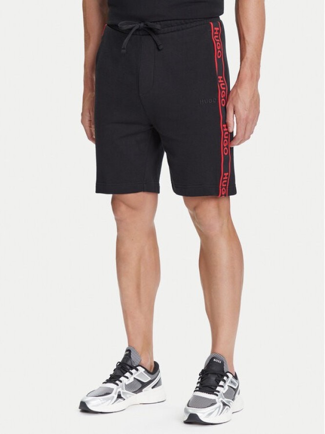 HUGO Szorty sportowe Liam 50540936 Czarny Regular Fit