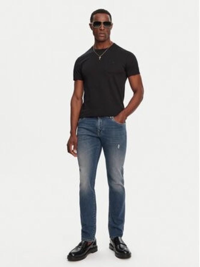 Dolce&Gabbana T-Shirt G8RN8Z G7N4Q Czarny Regular Fit