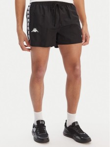 Kappa Szorty kąpielowe Banda Cali 304S6G0 Czarny Regular Fit