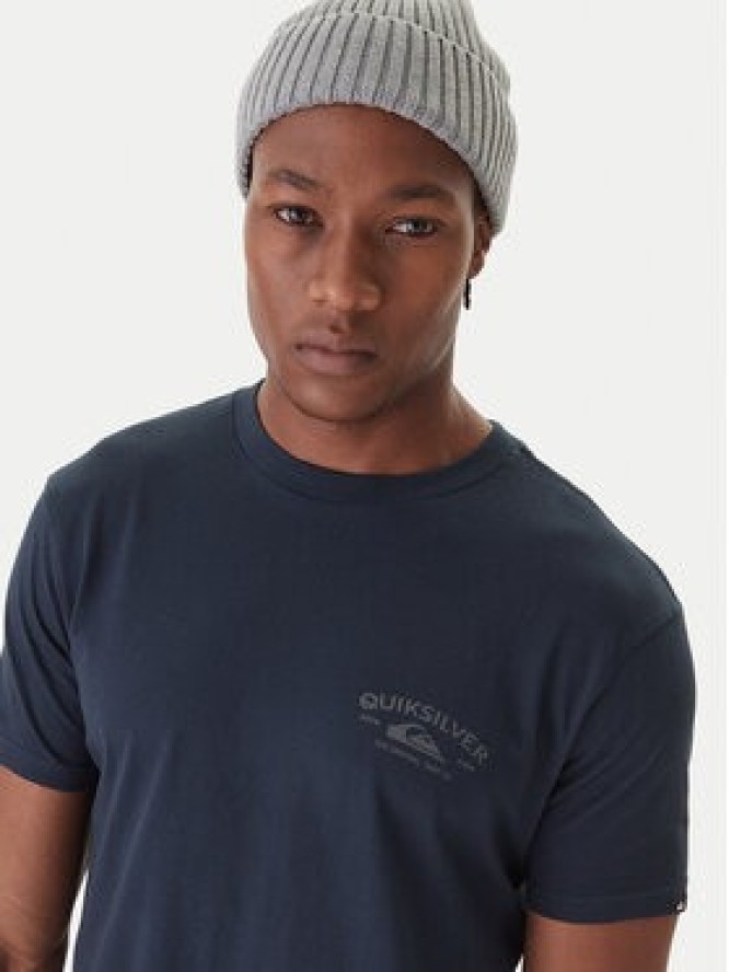 Quiksilver T-Shirt Anchor EQYZT08178 Granatowy Regular Fit