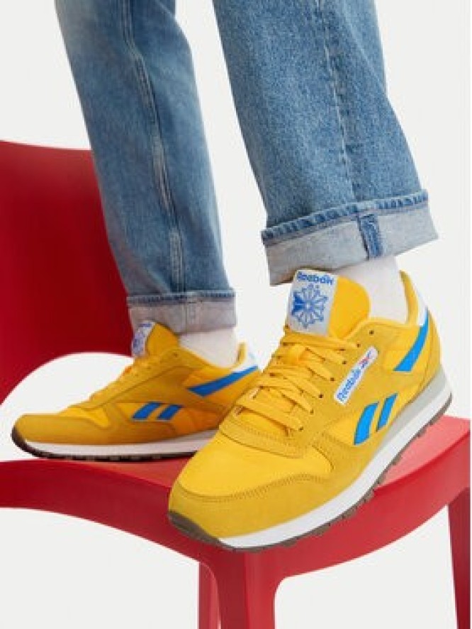 Reebok Sneakersy EO-CLASSIC LEATHER 100245029 Żółty