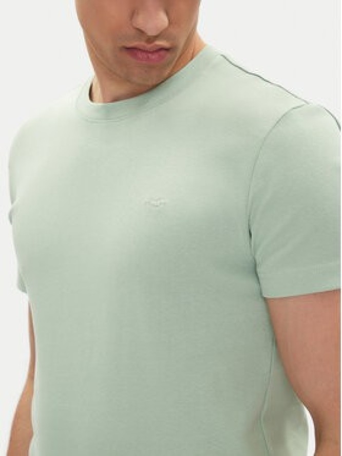 Mustang T-Shirt Allen 1016486 Zielony Slim Fit