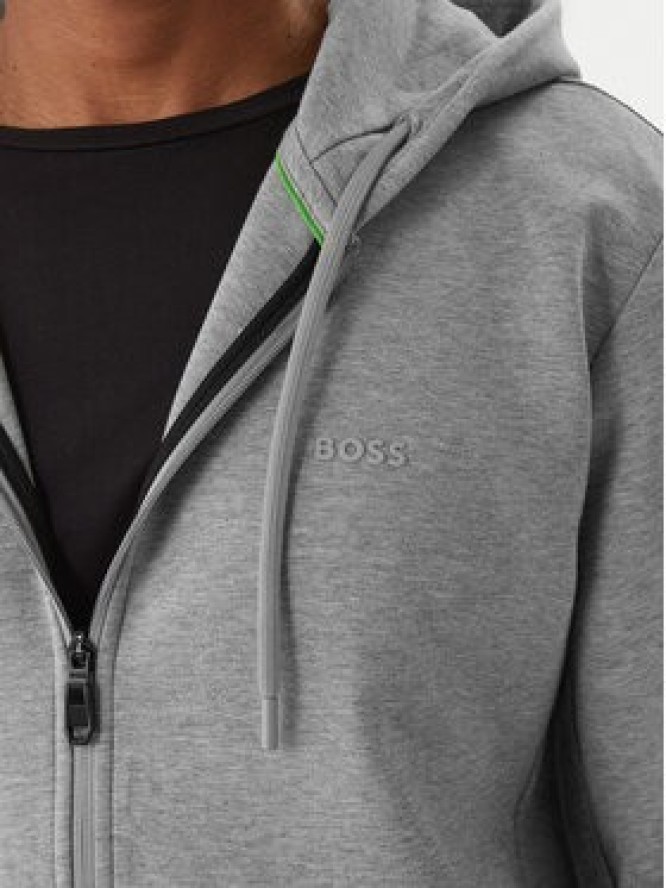 BOSS Bluza Saggy 50555495 Szary Regular Fit