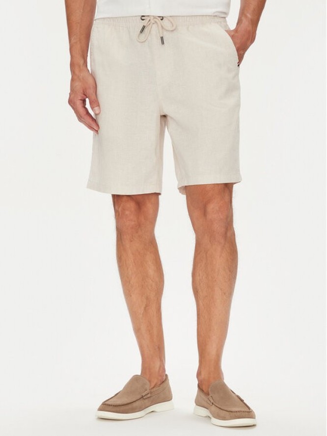 U.S. Polo Assn. Szorty materiałowe MUP4050 Beżowy Slim Fit