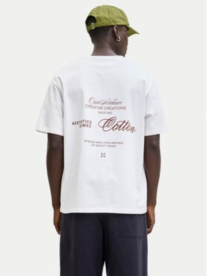 Jack & Jones T-Shirt Roar 12288099 Biały Regular Fit