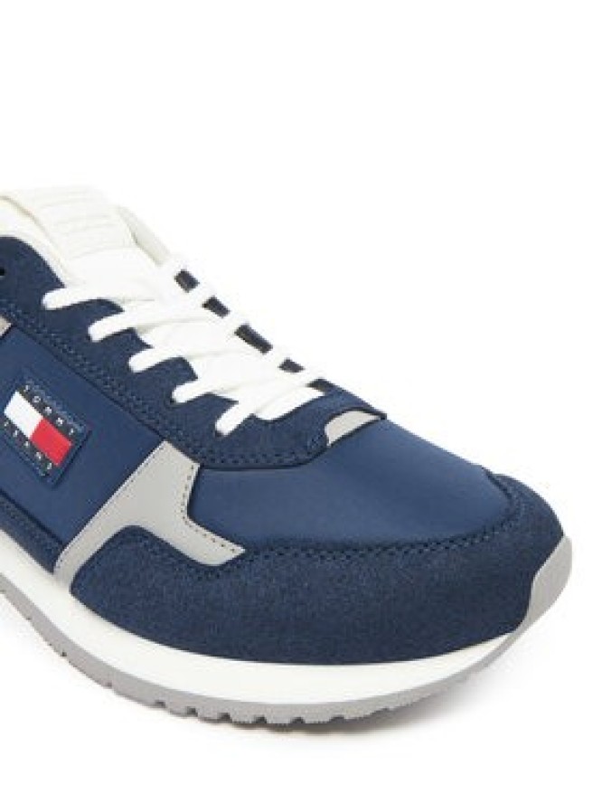 Tommy Jeans Sneakersy Tjm Runner Casual EM0EM01590 Granatowy