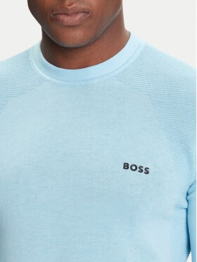 BOSS Sweter K_Momentum 50541944 Błękitny Regular Fit