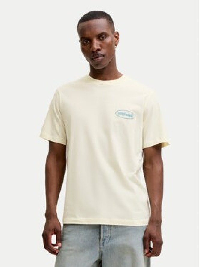 Jack & Jones T-Shirt Riviera 12295202 Żółty Regular Fit