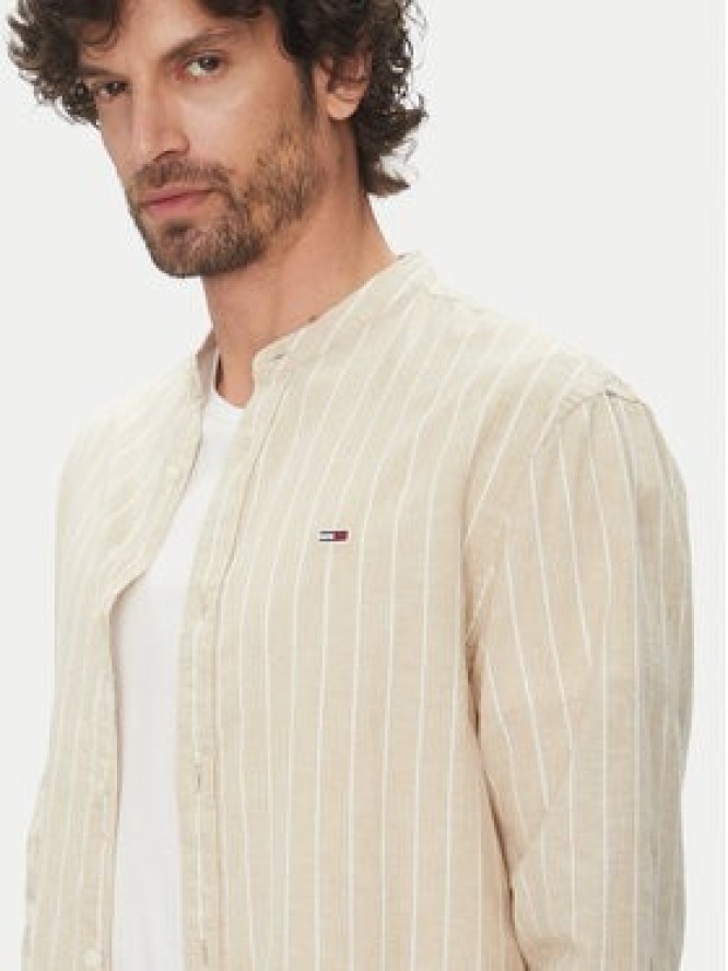 Tommy Jeans Koszula DM0DM20893 Beżowy Regular Fit