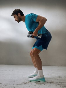 4F Spodenki treningowe szybkoschnące męskie - turkusowe M