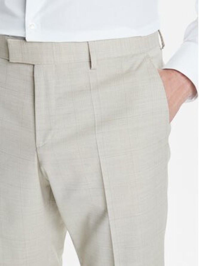 BOSS Garnitur H-Huge 50546099 Beżowy Slim Fit