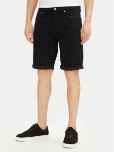Calvin Klein Jeans Szorty jeansowe J30J327514 Czarny Slim Fit