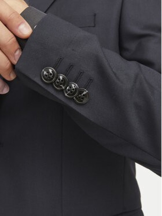 Jack & Jones Marynarka Solaris 12141107 Czarny Slim Fit