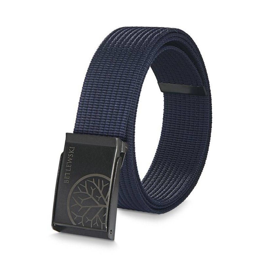 Pasek parciany BETLEWSKI PRC-21_GR-3 S granatowy
