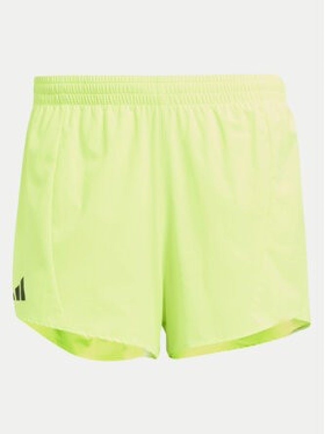 adidas Szorty sportowe Adizero Essentials JF3492 Zielony Slim Fit