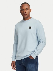 KARL LAGERFELD Bluza 705710 561900 Niebieski jasny Regular Fit