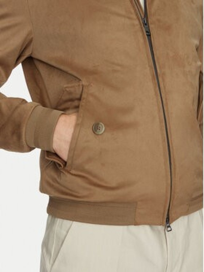 Geox Kurtka z imitacji skóry Blainey M5520P T3196 F5265 Beżowy Regular Fit