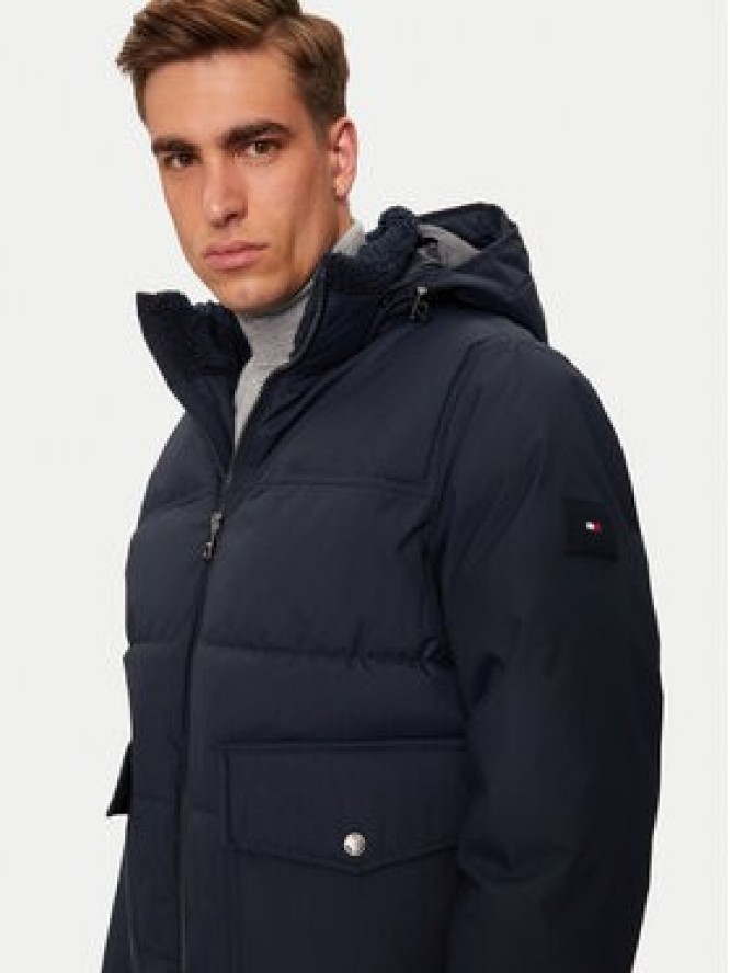 Tommy Hilfiger Kurtka zimowa Rockie MW0MW37125 Granatowy Regular Fit