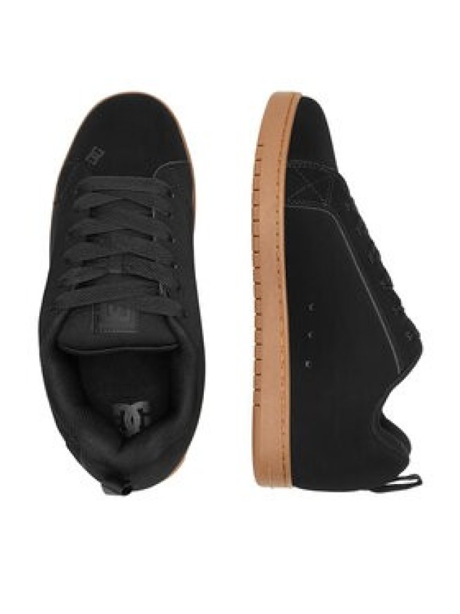 DC Shoes Sneakersy COURT GRAFFIK 300529-BGM Czarny