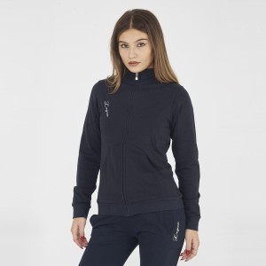 Męska Bluza Treningowa Karida z Półzamkiem Niebieska