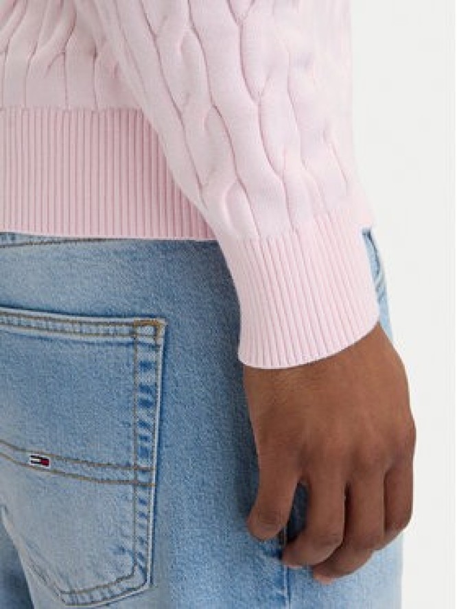 Tommy Hilfiger Sweter MW0MW33132 Różowy Regular Fit