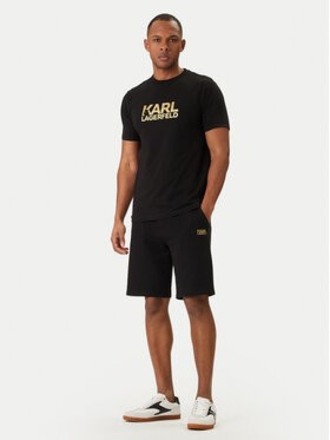 KARL LAGERFELD Szorty sportowe 705783 562917 Czarny Regular Fit