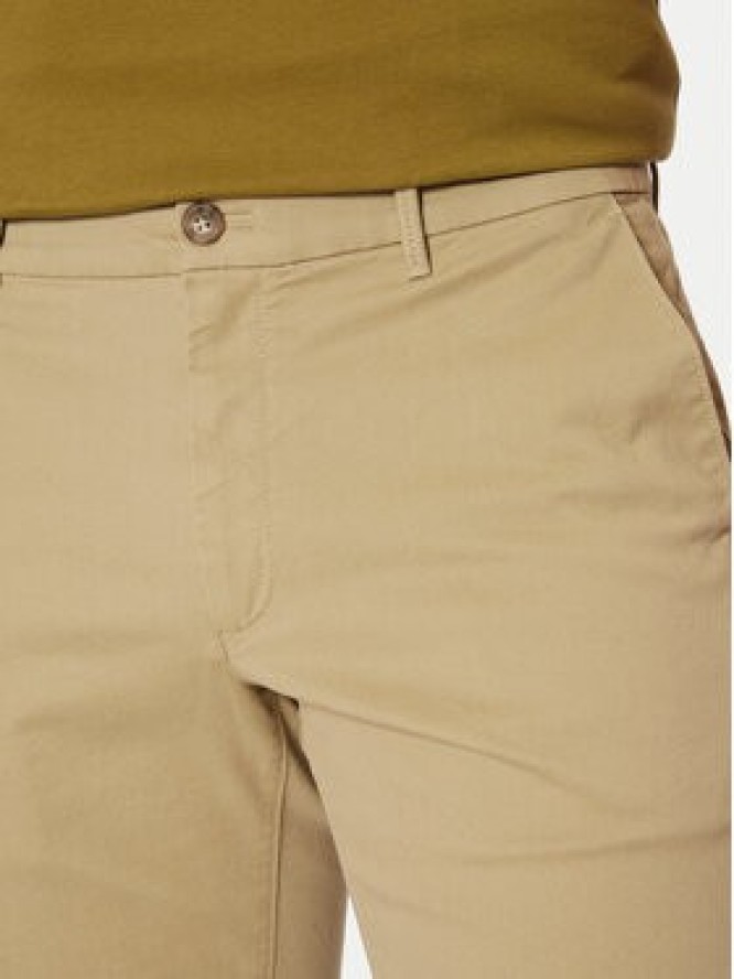 Calvin Klein Szorty materiałowe Modern Twill K10K114063 Beżowy Slim Fit