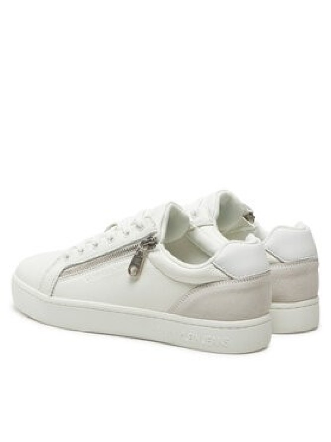 Calvin Klein Jeans Sneakersy Classic Cupsole Zip Low In YM0YM01254 Biały