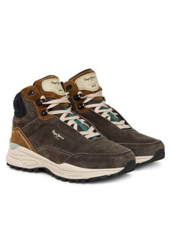 Pepe Jeans Sneakersy Darren Boot M PMS600011 Brązowy