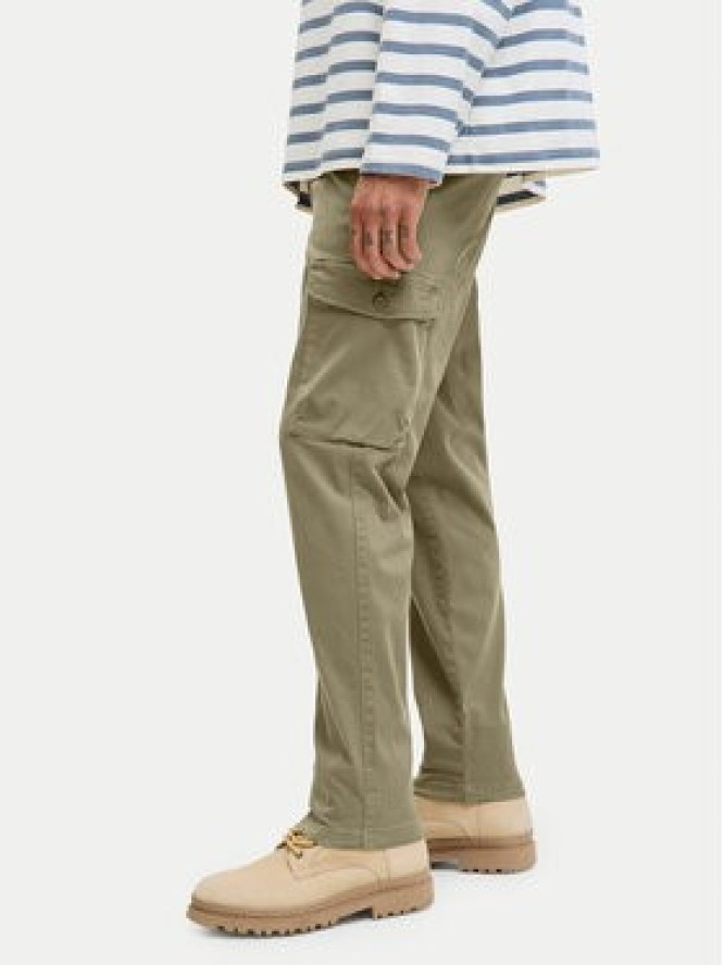 Jack & Jones Spodnie materiałowe Stace Arthur 12282388 Khaki Regular Fit