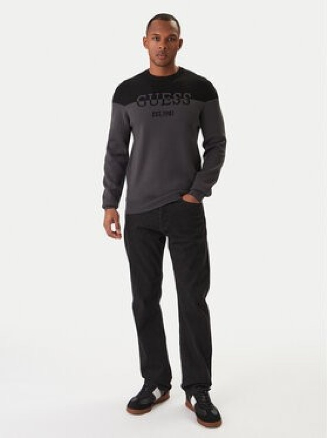 Guess Sweter M6RR20 Z4492 Szary Regular Fit