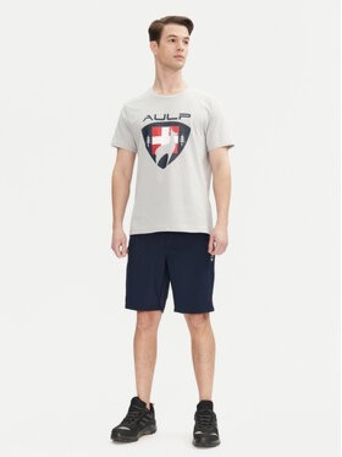 Aulp T-Shirt Roque Szary Regular Fit