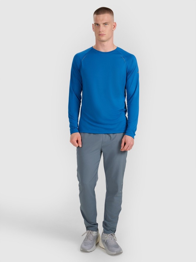 4F Longsleeve do biegania szybkoschnący męski - granatowy XL