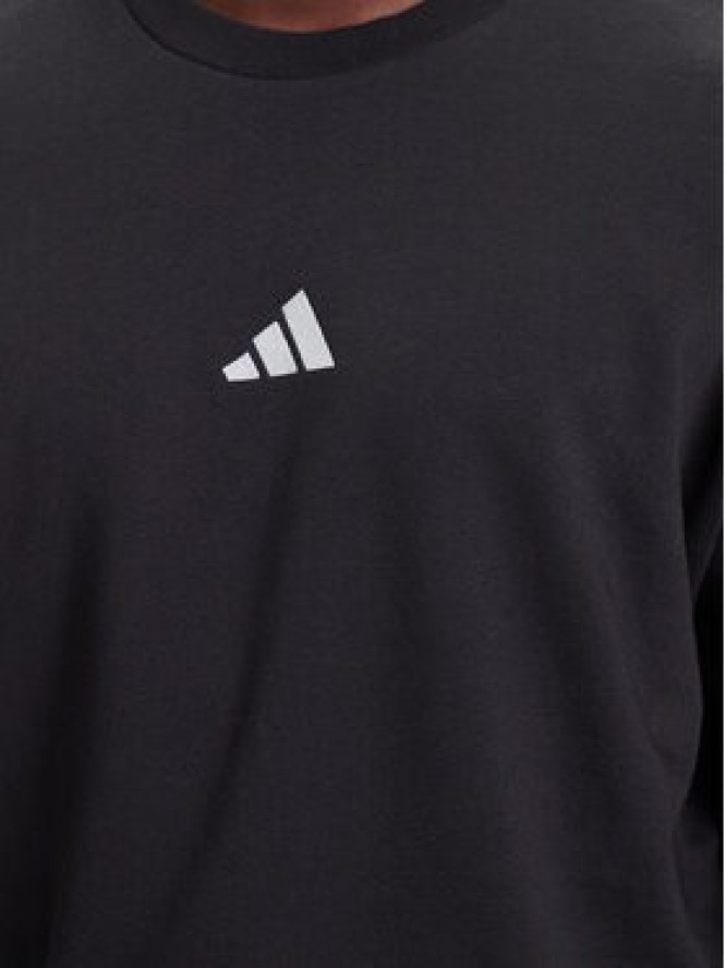 adidas Bluza Essentials 3-Stripes JE6304 Czarny Regular Fit