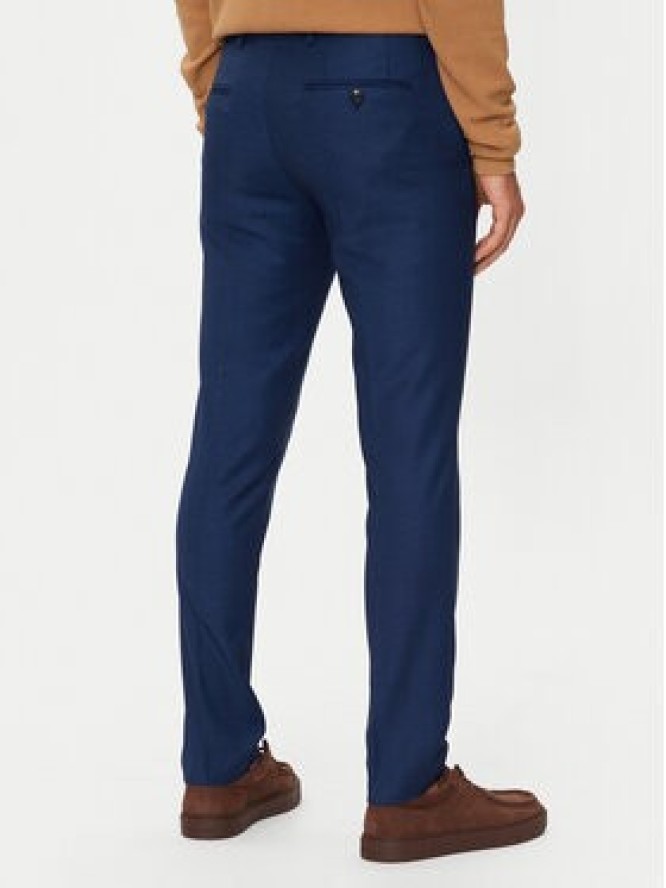 Jack & Jones Chinosy Solaris 12141112 Granatowy Super Slim Fit