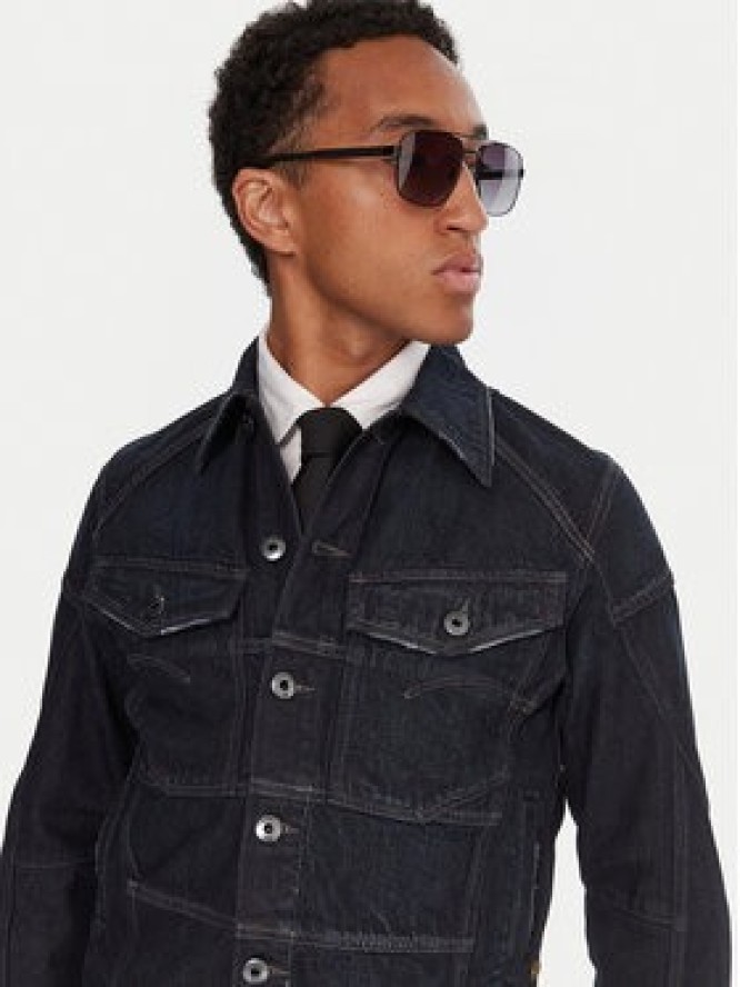 G-Star Raw Kurtka jeansowa Kitoh 3D D27404-E207 Granatowy Regular Fit