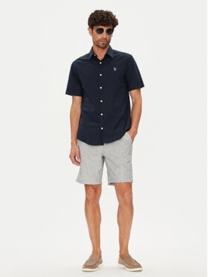 U.S. Polo Assn. Koszula MUP3254 Granatowy Regular Fit