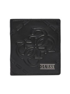 Guess Portfel SMBOMG LEA18 Czarny