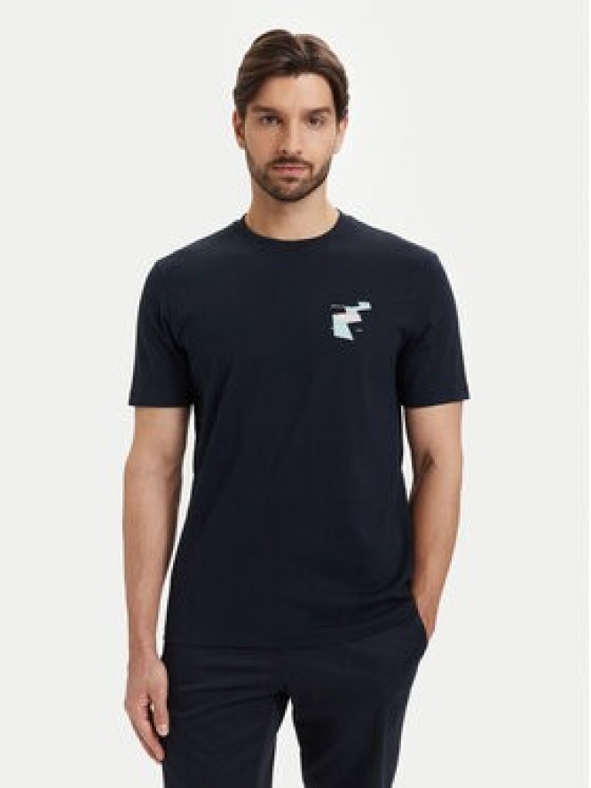 BOSS T-Shirt Movement 50561872 Granatowy Regular Fit