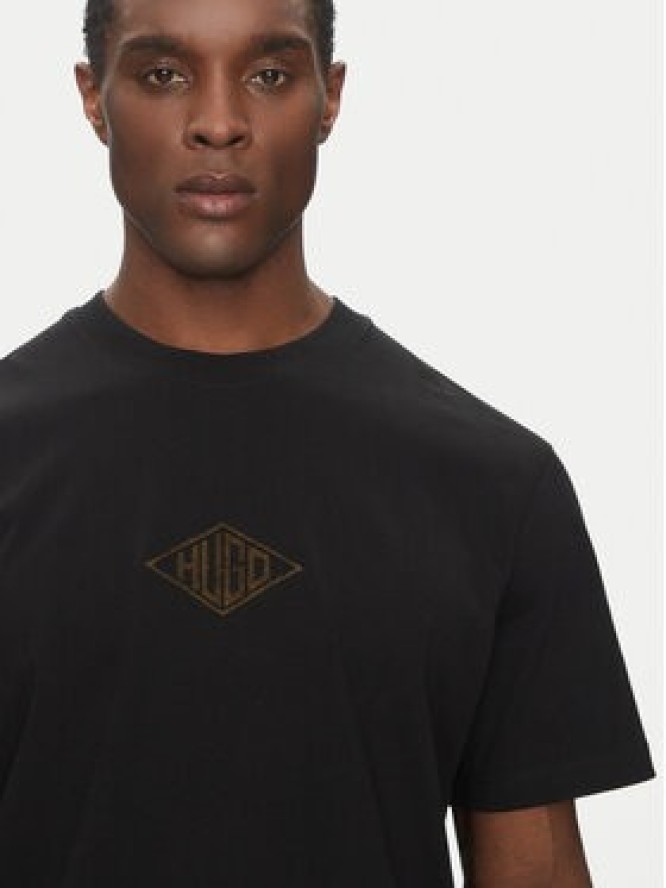 HUGO T-Shirt Darunu 50534951 Czarny Relaxed Fit