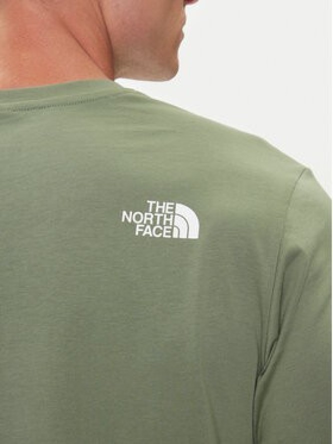 The North Face T-Shirt Easy NF0A8A6C Zielony Regular Fit