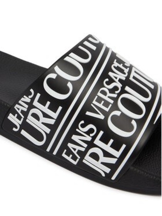 Versace Jeans Couture Klapki 80YA3SQ1 Czarny