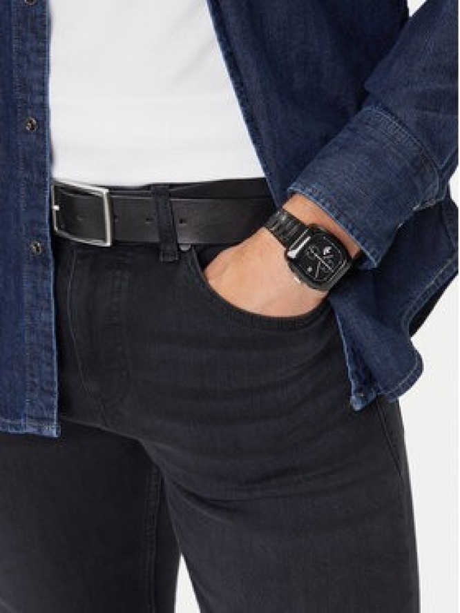 adidas Zegarek Retro Wave Two Chrono AOSY24533 Czarny